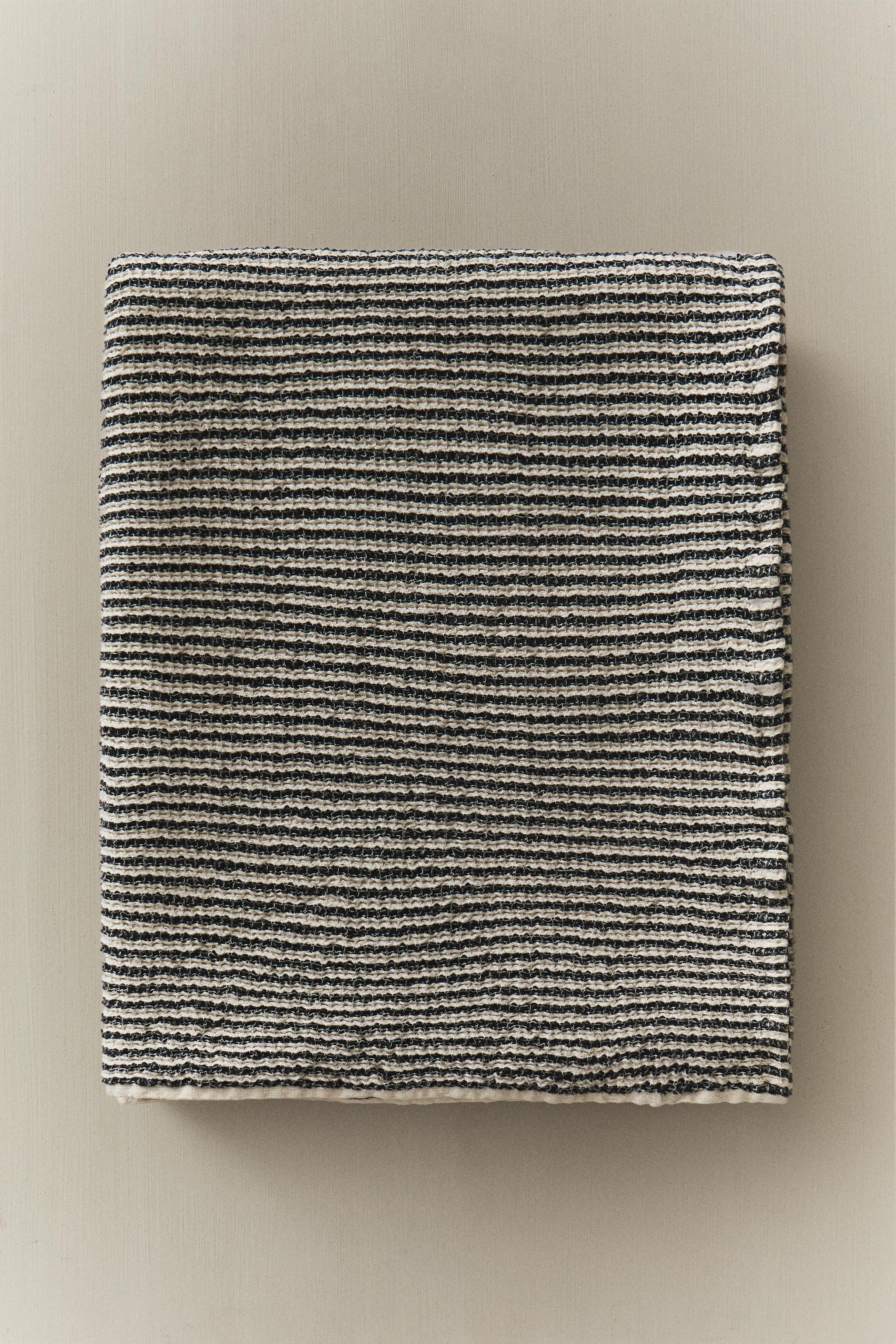 SERVIETTE DE BAIN TEXTURE WAFFLE COULEUR
